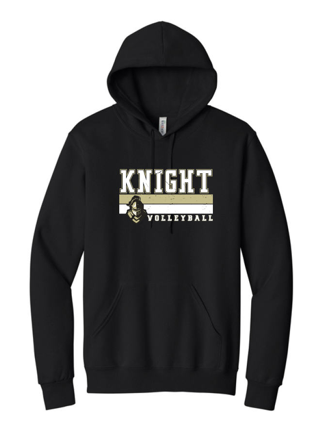 Eagle Mountain Volleyball Hooded Sweatshirt - Stripe Logo