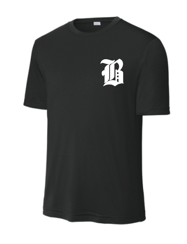 Texas Blacksox Moisture Management Tee - B Logo