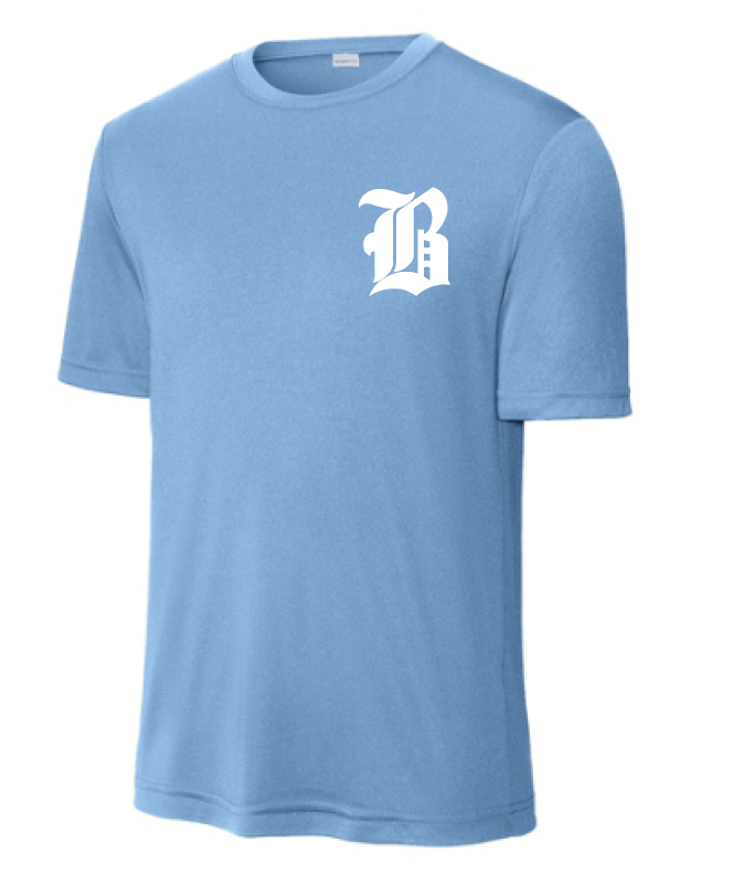 Texas Blacksox Moisture Management Tee - B Logo