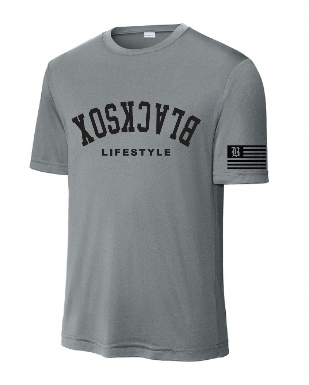 Texas Blacksox Moisture Management Tee - Upside Down Logo