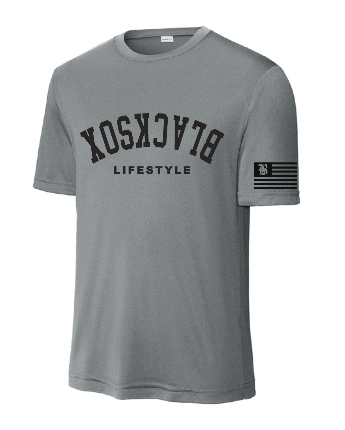 Texas Blacksox Moisture Management Tee - Upside Down Logo