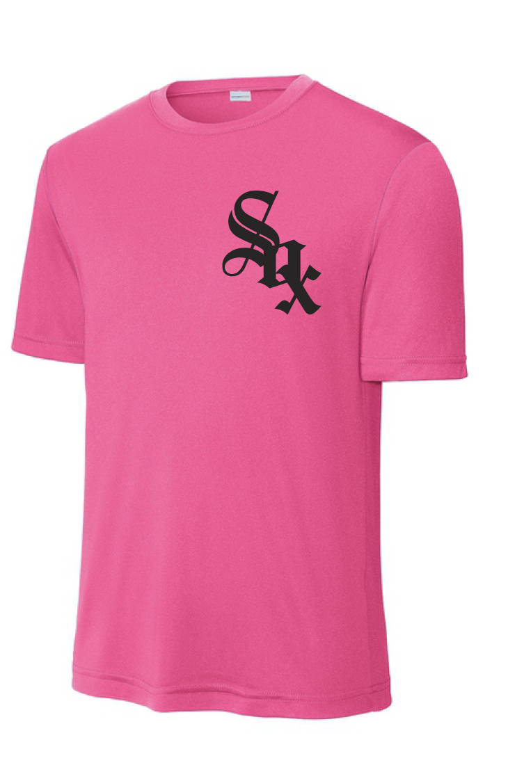 Texas Blacksox Moisture Management Tee - Neon Pink