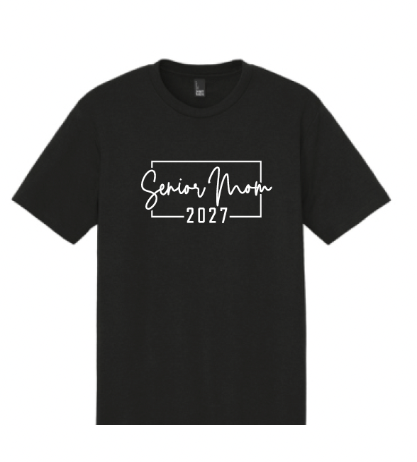 Senior Mom 2027 Soft Cotton T-Shirt (Unisex OR Ladies)