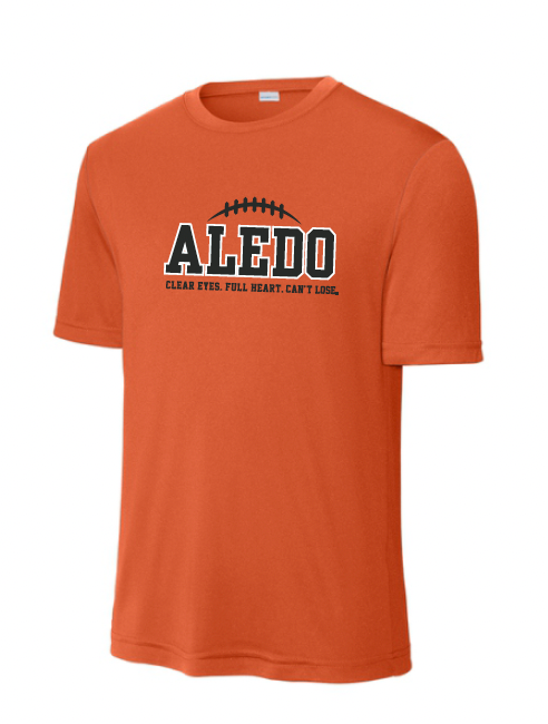 10u Wyche Football Moisture Management Tee - Seams Logo