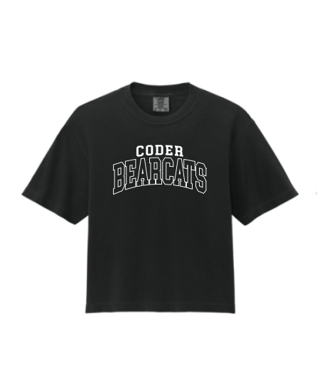 Coder Block Logo Ladies Boxy Tee - NEW LOGO