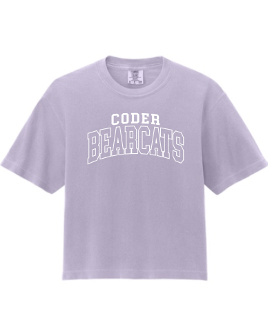 Coder Block Logo Ladies Boxy Tee - NEW LOGO