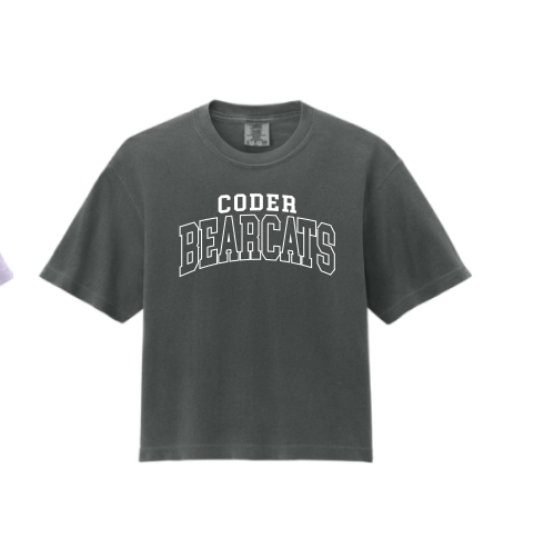 Coder Block Logo Ladies Boxy Tee - NEW LOGO