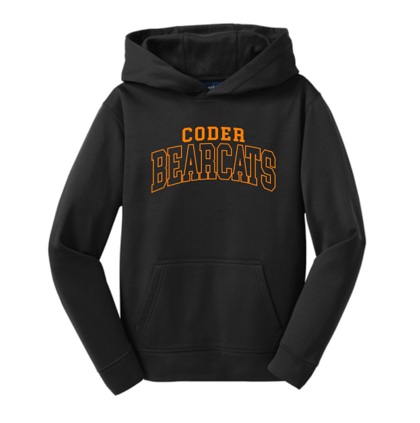Coder Block Logo Moisture Management Hoodie - NEW LOGO