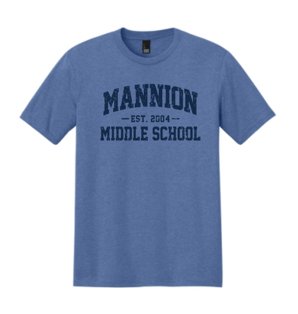 Mannion Middle School Soft Cotton T-Shirt