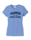 Mannion Middle School Soft Cotton Ladies T-Shirt