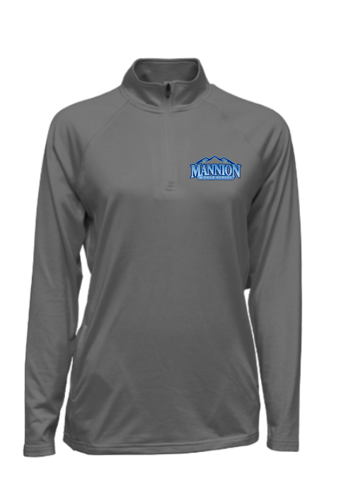 Mannion Middle School Ladies Cloud 1/4 Zip