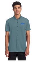 Mannion Middle School Stretch Pique Full-Button Polo