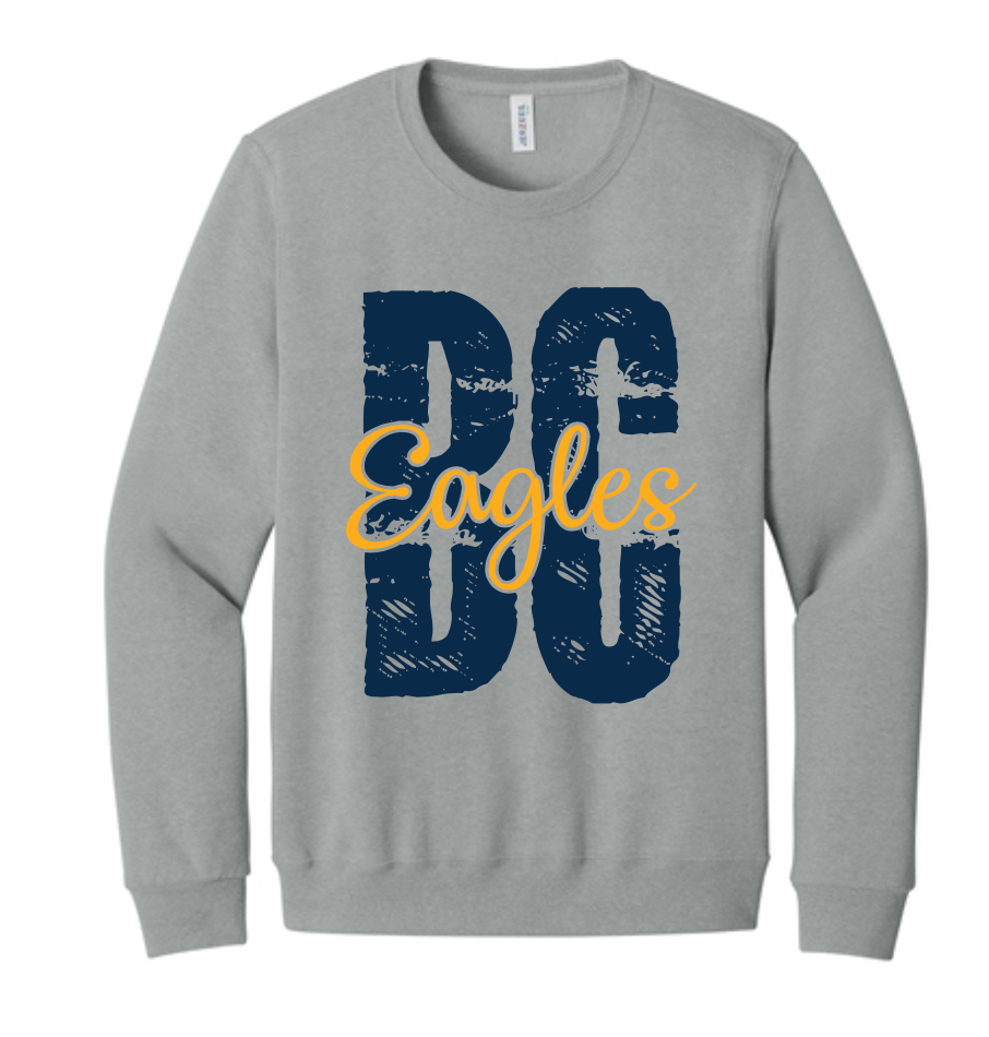 BC Eagles Distressed Crewneck Sweatshirt