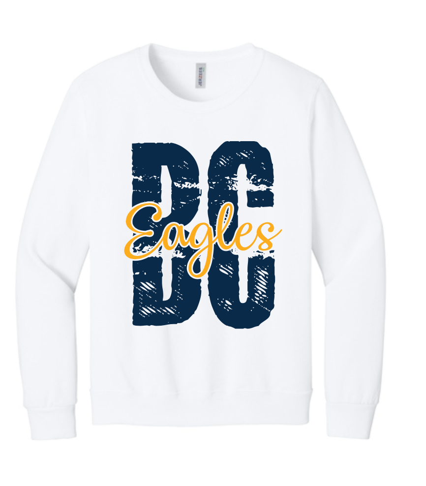 BC Eagles Distressed Crewneck Sweatshirt