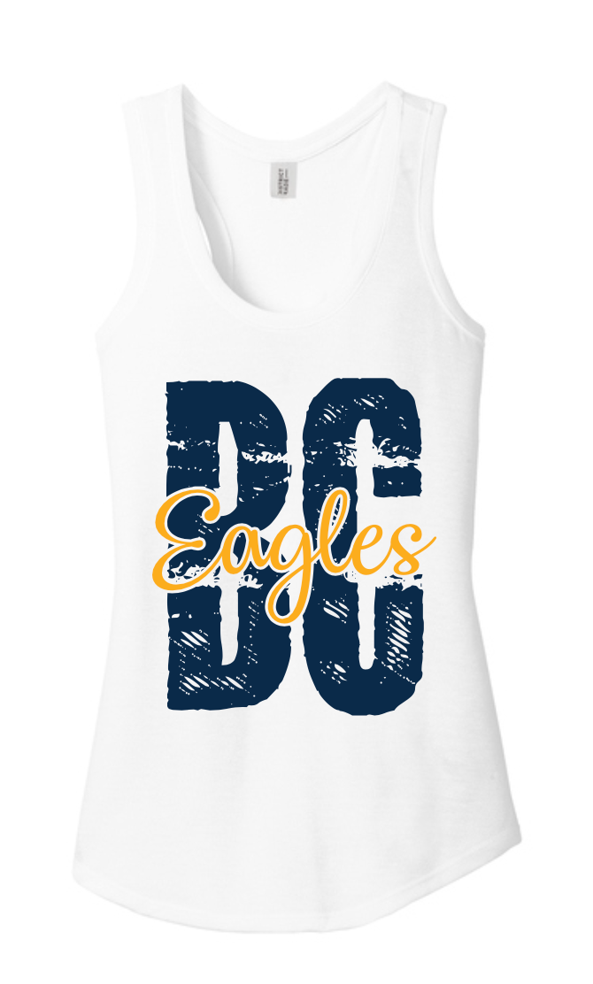 BC Eagles Distressed Logo Racerback Tank