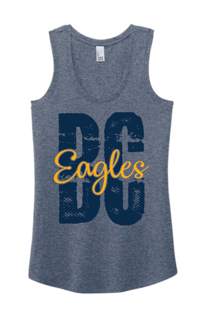 BC Eagles Distressed Logo Racerback Tank