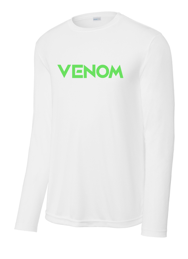 Venom Logo Moisture Management Long Sleeve Tee