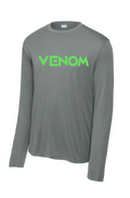 Venom Logo Moisture Management Long Sleeve Tee