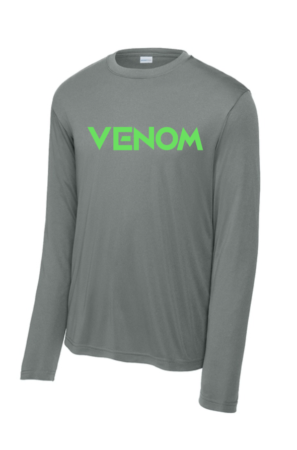 Venom Logo Moisture Management Long Sleeve Tee