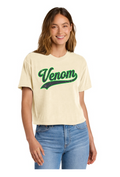 Venom Comfort Colors Ladies Boxy Tee - Cursive Logo