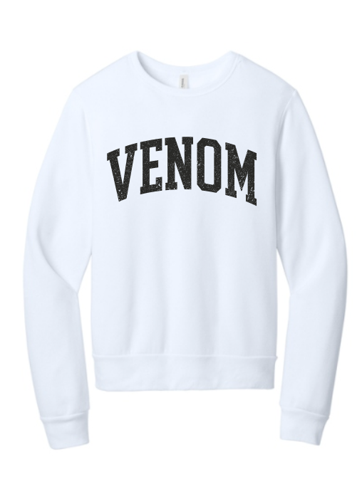 Venom Bella Sponge Fleece -  Classic Crewneck - You Pick Logo