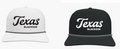 Texas Blacksox Cursive Perforated Snapback Rope Cap