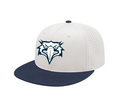 BC Eagle Head White/Navy FlexFit Cap
