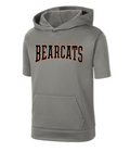 Bearcat Arch Short Sleeve Moisture Management Hooded Fleece (YOUTH & ADULT)
