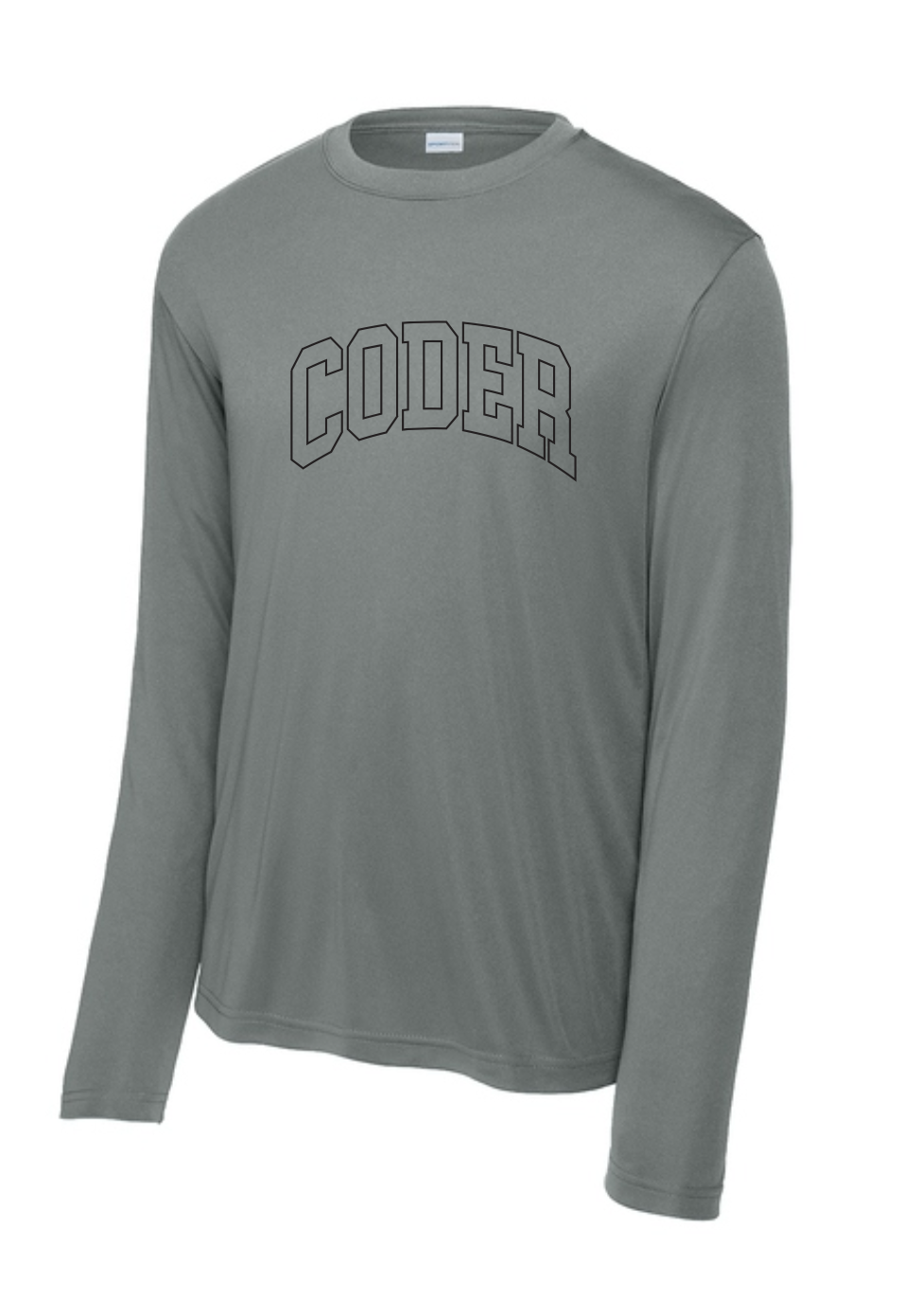 Coder/Bearcats Block Logo Moisture Management Long Sleeve Tee