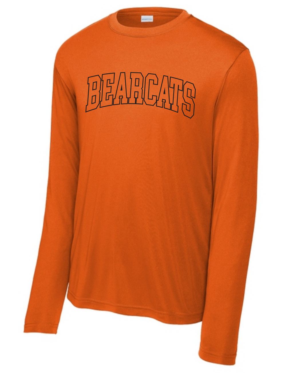 Coder/Bearcats Block Logo Moisture Management Long Sleeve Tee