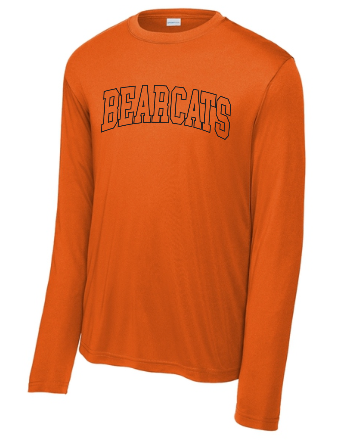 Coder/Bearcats Block Logo Moisture Management Long Sleeve Tee