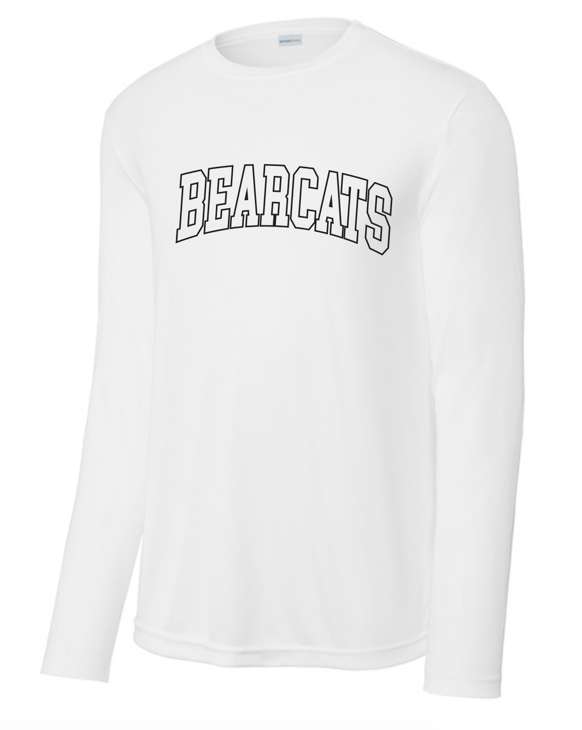 Coder/Bearcats Block Logo Moisture Management Long Sleeve Tee