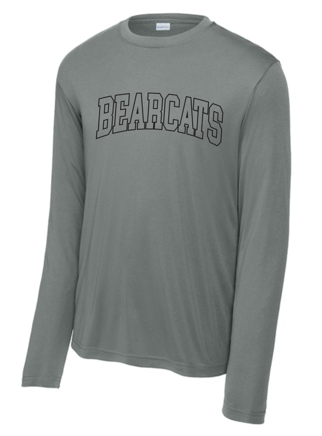 Coder/Bearcats Block Logo Moisture Management Long Sleeve Tee