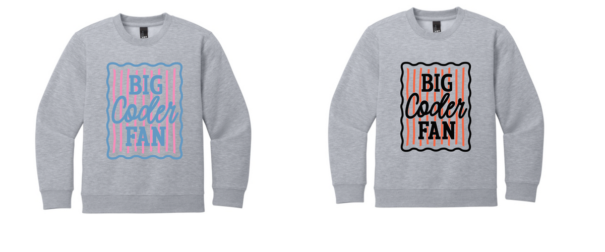 Coder "BIG ALEDO/CODER" Fan Crewneck Sweat Shirt