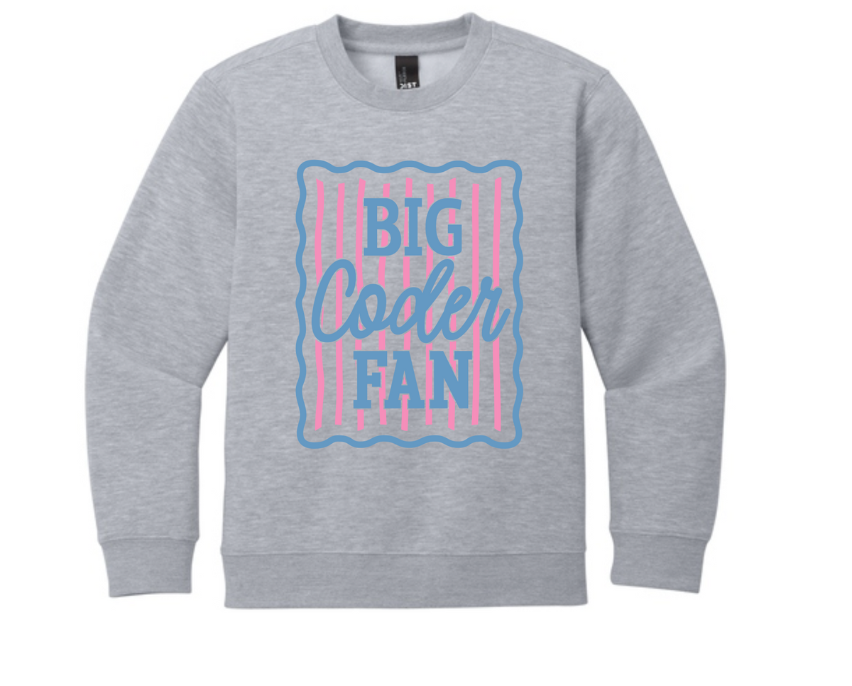 Coder "BIG ALEDO/CODER" Fan Crewneck Sweat Shirt