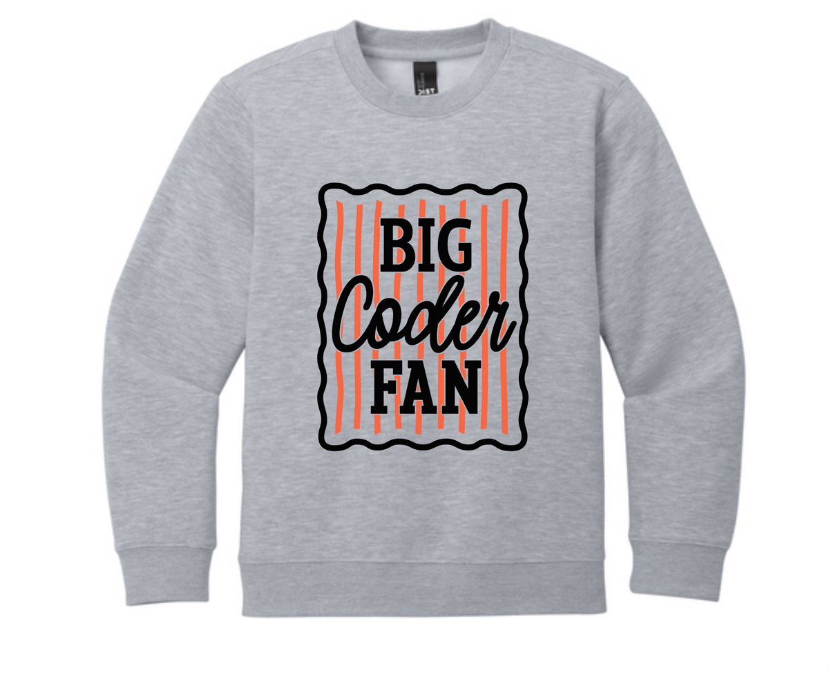 Coder "BIG ALEDO/CODER" Fan Crewneck Sweat Shirt
