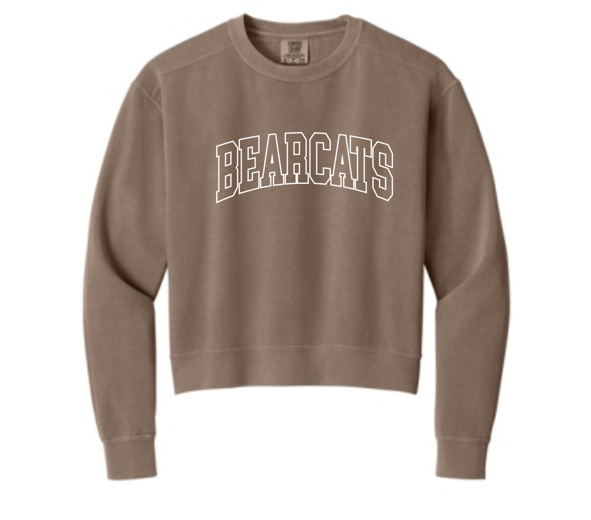 Bearcats/Coder Ladies Mid Length Crewneck Sweatshirt Comfort Colors