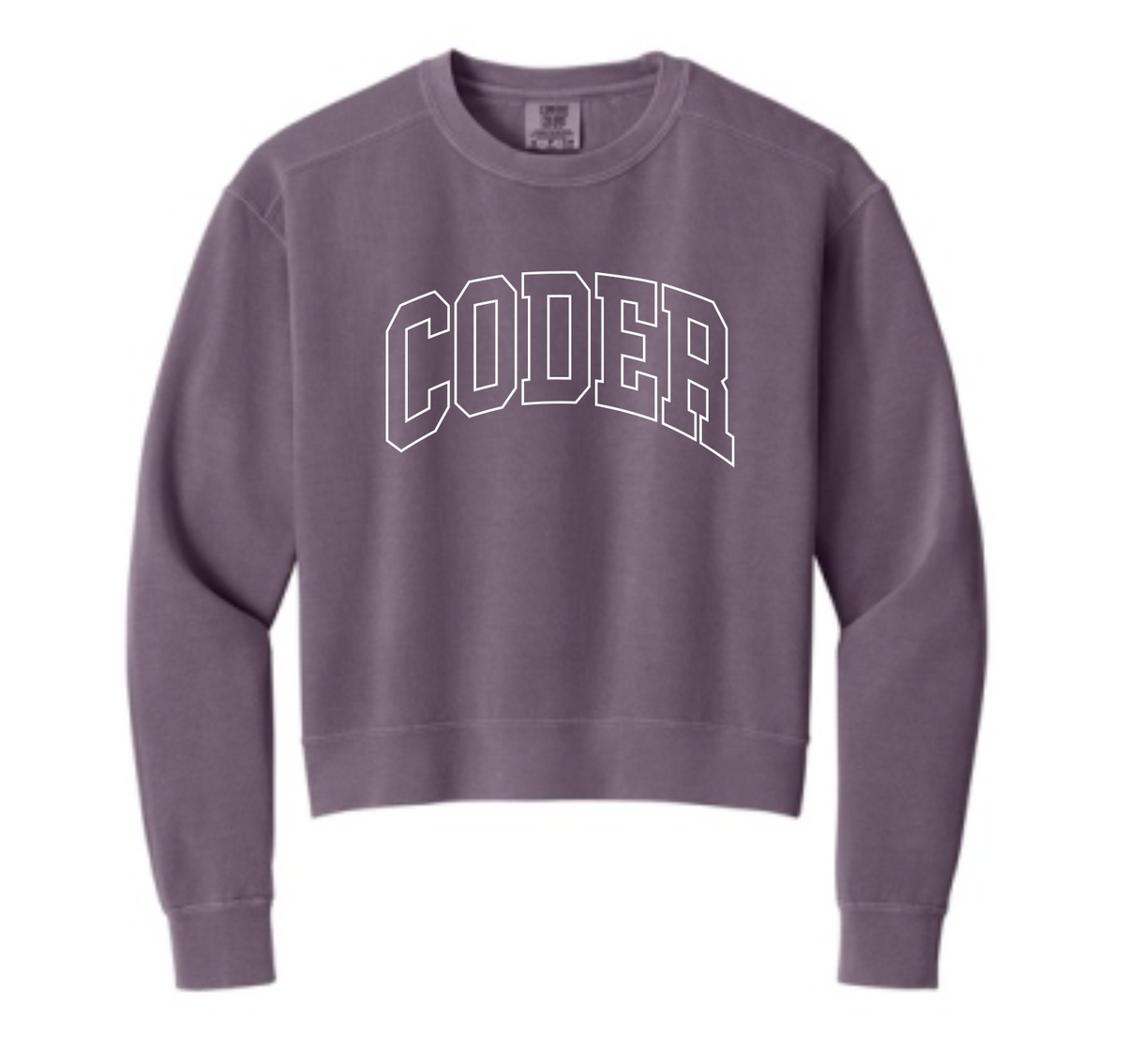 Bearcats/Coder Ladies Mid Length Crewneck Sweatshirt Comfort Colors