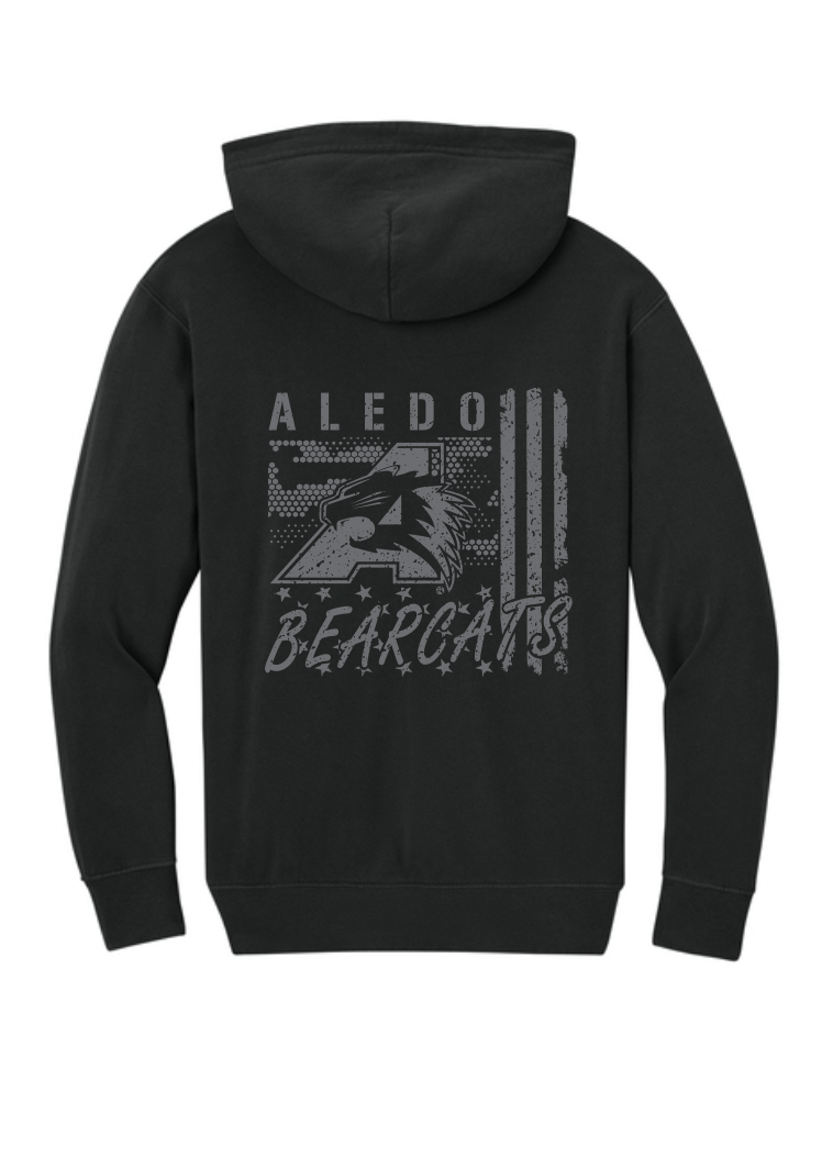 Annetta Bearcats Flag Comfort Colors Hoodie