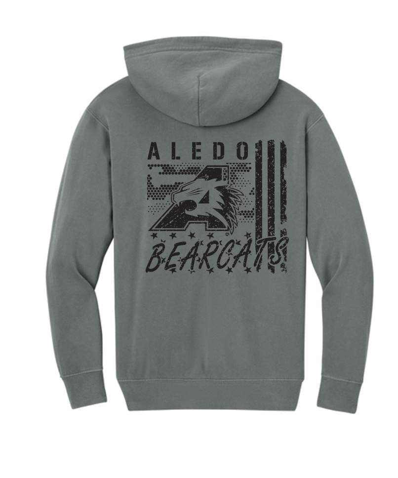 Annetta Bearcats Flag Comfort Colors Hoodie