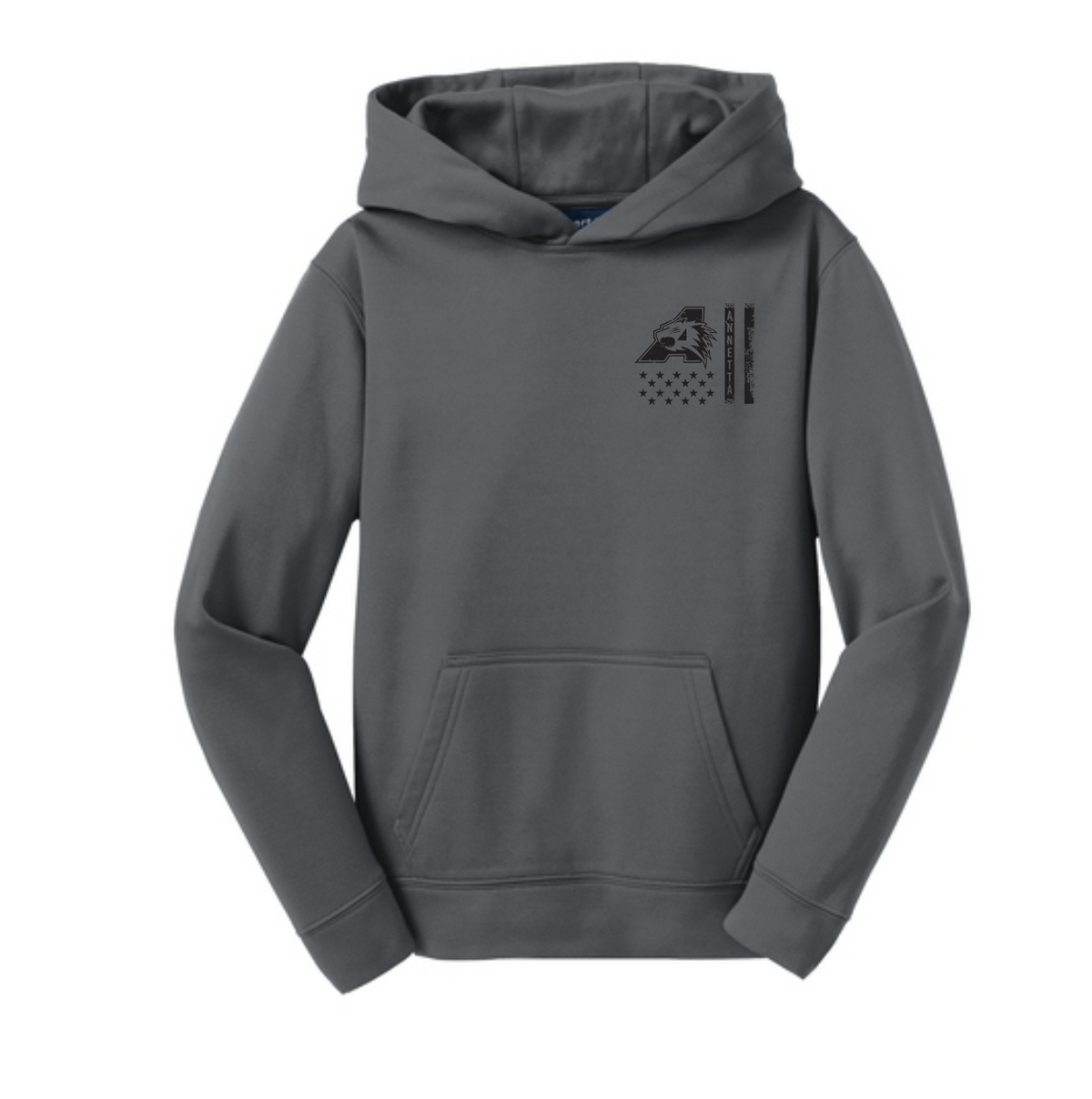 Annetta Bearcats Flag Moisture Management Hoodie