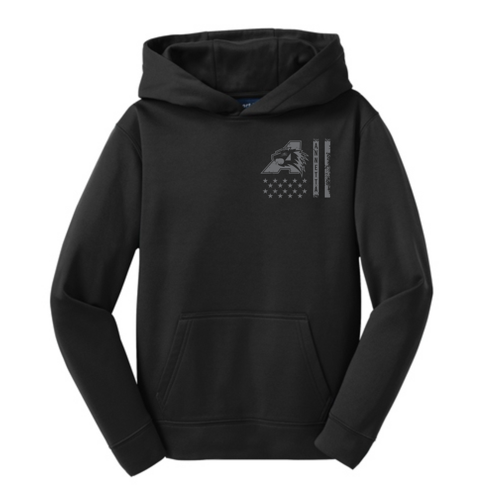 Annetta Bearcats Flag Moisture Management Hoodie