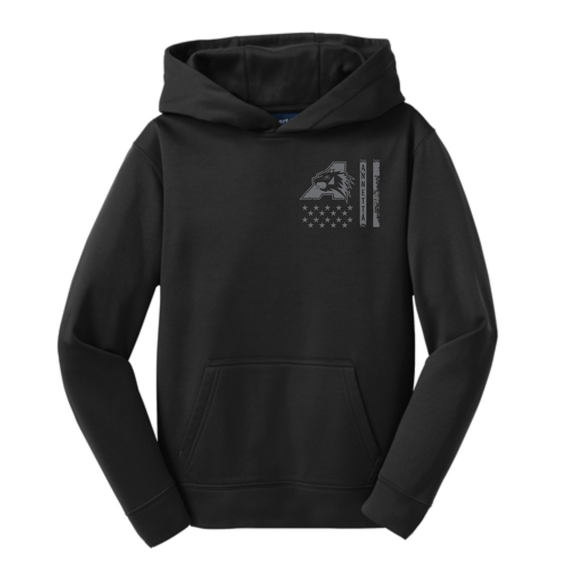 Annetta Bearcats Flag Moisture Management Hoodie