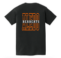 Aledo Bearcats Short Sleeve Big Back Logo with Front Paw Comfort Colors Tee