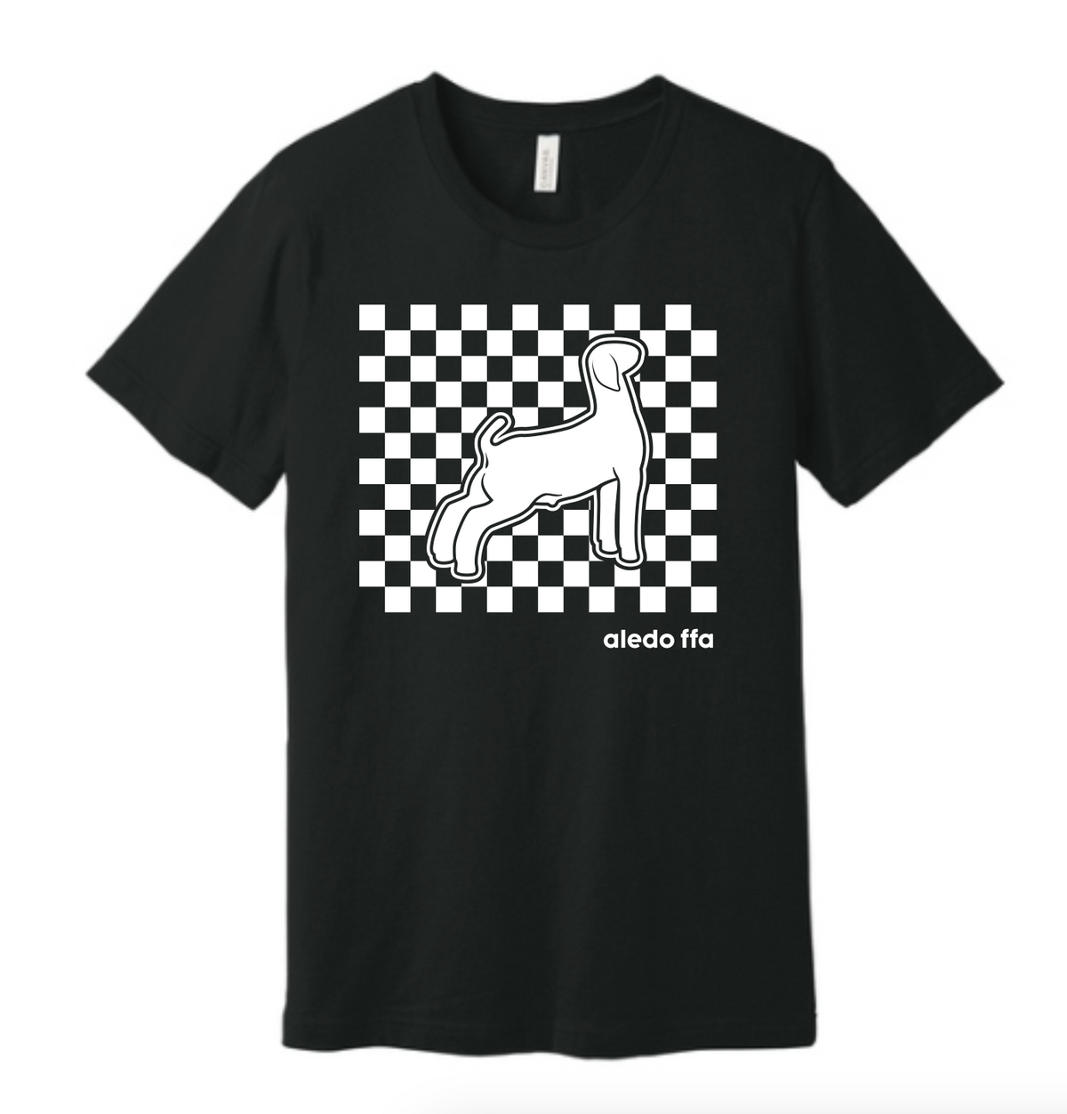 Checkered Logo Tee - Pick Your Animal