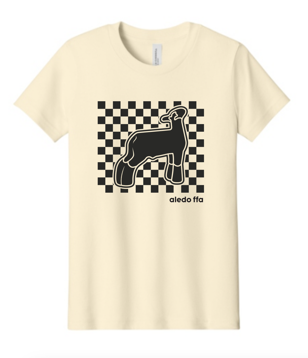 Checkered Logo Tee - Pick Your Animal