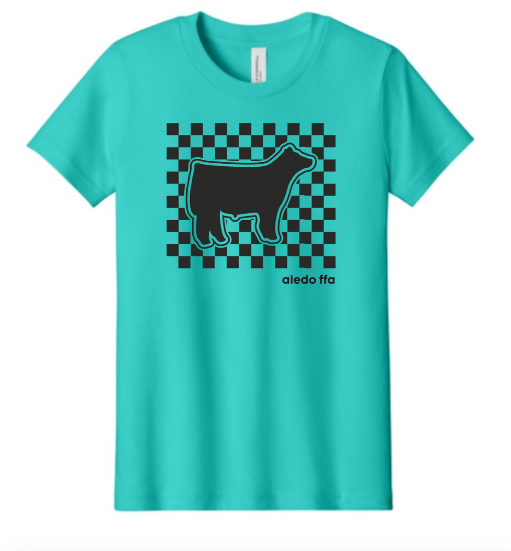 Checkered Logo Tee - Pick Your Animal