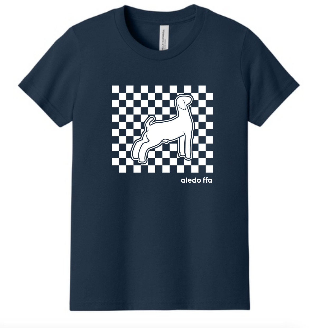 Checkered Logo Tee - Pick Your Animal