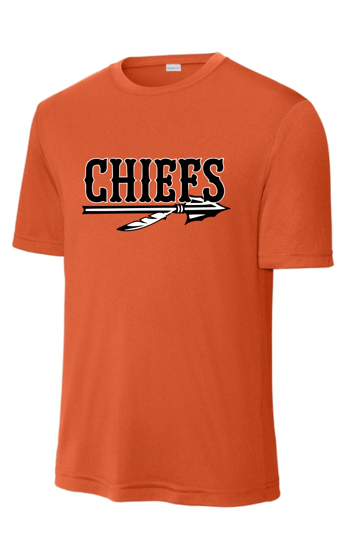 Chiefs Logo Moisture Management Short Sleeve Tee