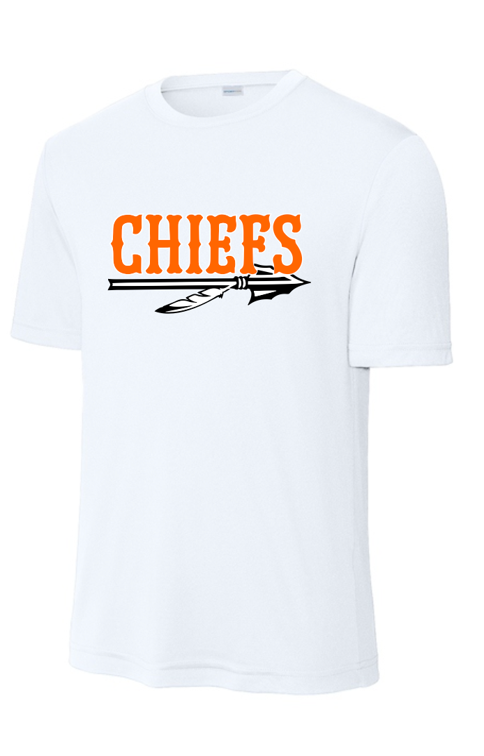 Chiefs Logo Moisture Management Short Sleeve Tee